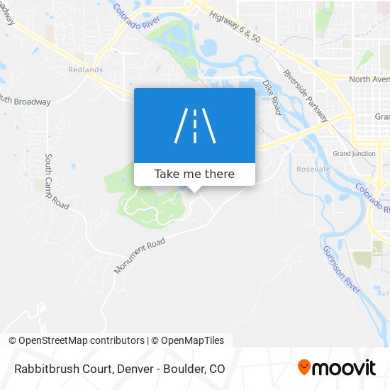 Mapa de Rabbitbrush Court