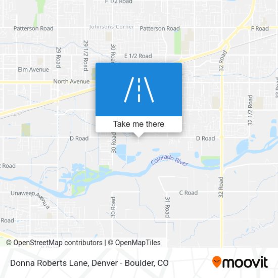 Donna Roberts Lane map