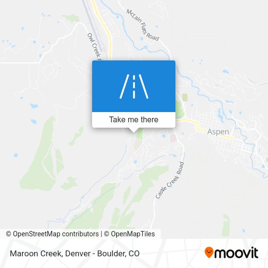 Mapa de Maroon Creek