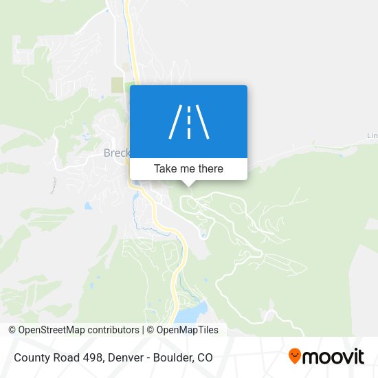 County Road 498 map