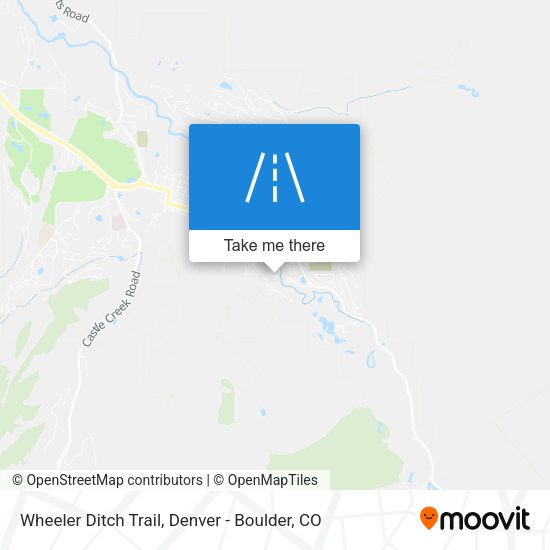 Wheeler Ditch Trail map