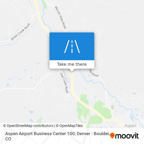 Aspen Airport Business Center 100 map