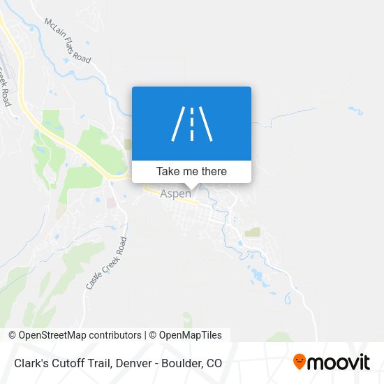 Clark's Cutoff Trail map