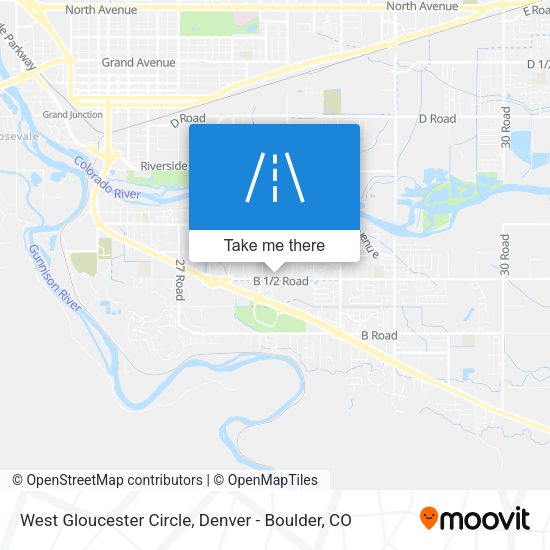 West Gloucester Circle map