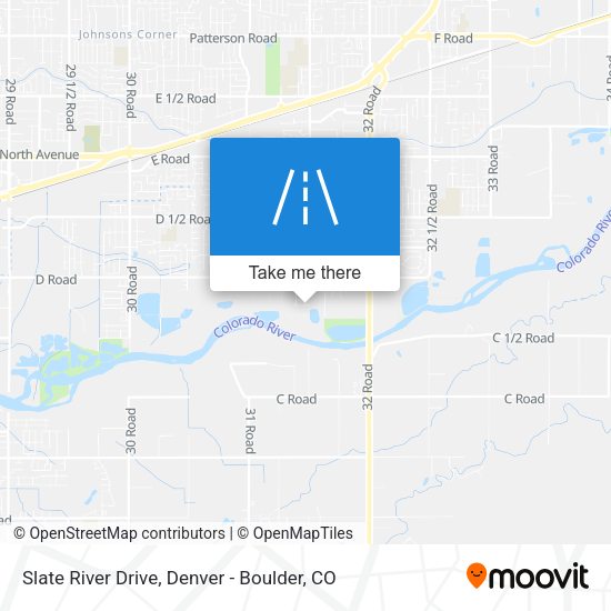Slate River Drive map