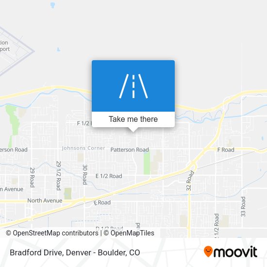 Bradford Drive map