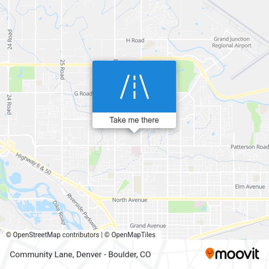 Community Lane map
