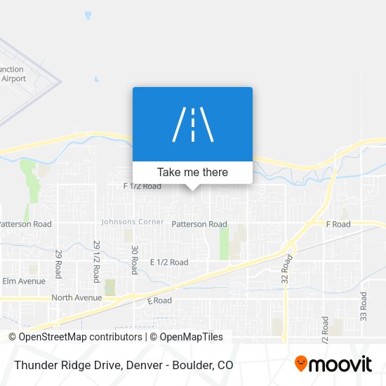 Thunder Ridge Drive map