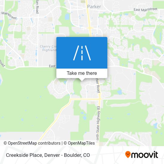 Creekside Place map