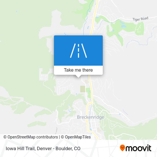 Iowa Hill Trail map
