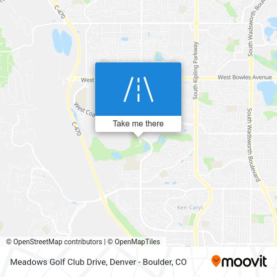 Mapa de Meadows Golf Club Drive