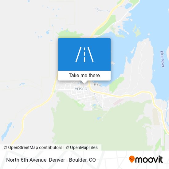 Mapa de North 6th Avenue