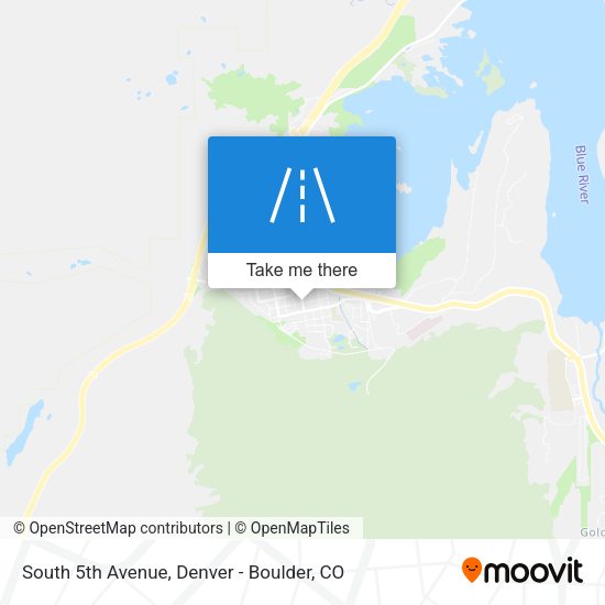 South 5th Avenue map