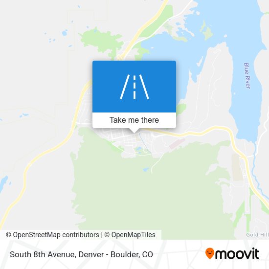 South 8th Avenue map