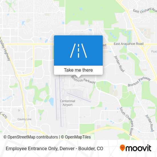 Mapa de Employee Entrance Only