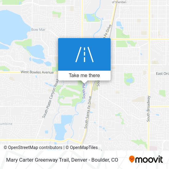 Mary Carter Greenway Trail map