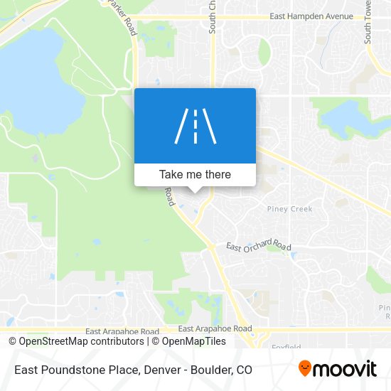 Mapa de East Poundstone Place