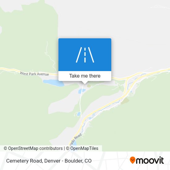 Cemetery Road map