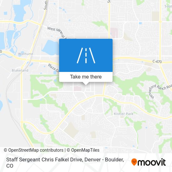 Staff Sergeant Chris Falkel Drive map