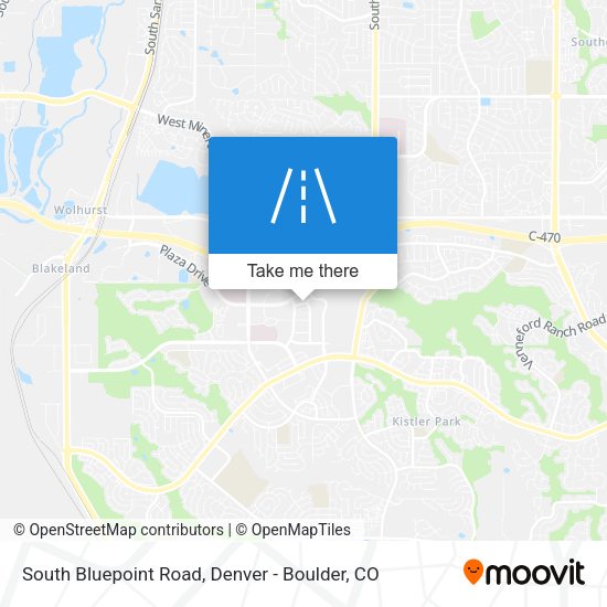 South Bluepoint Road map