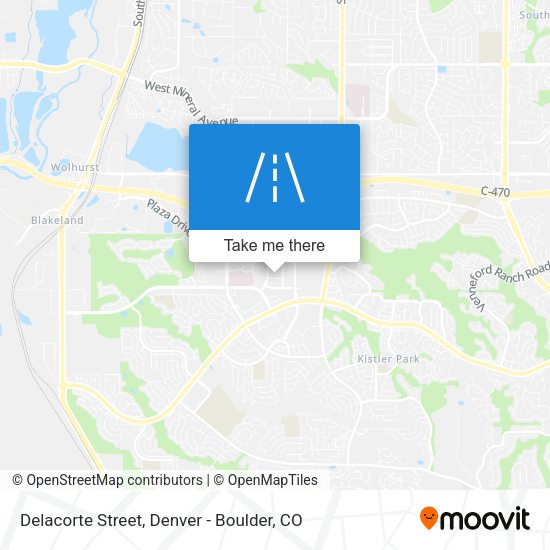 Mapa de Delacorte Street