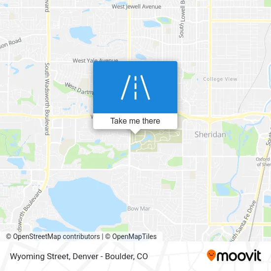 Wyoming Street map