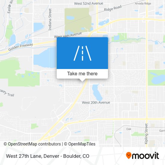 West 27th Lane map