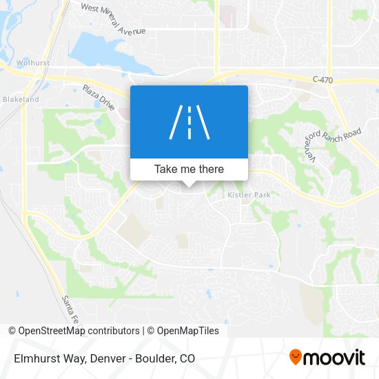 Elmhurst Way map