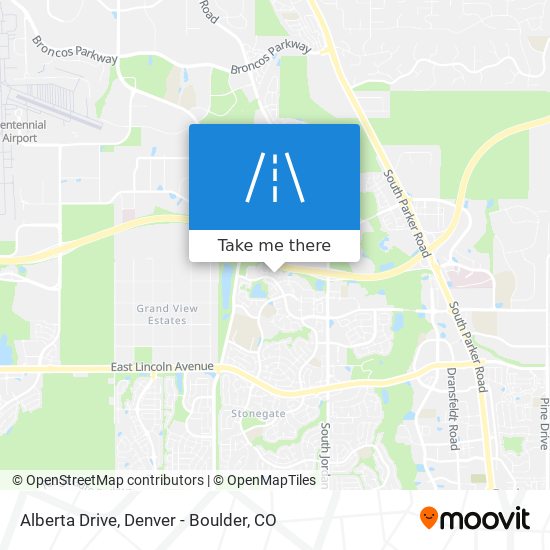 Alberta Drive map