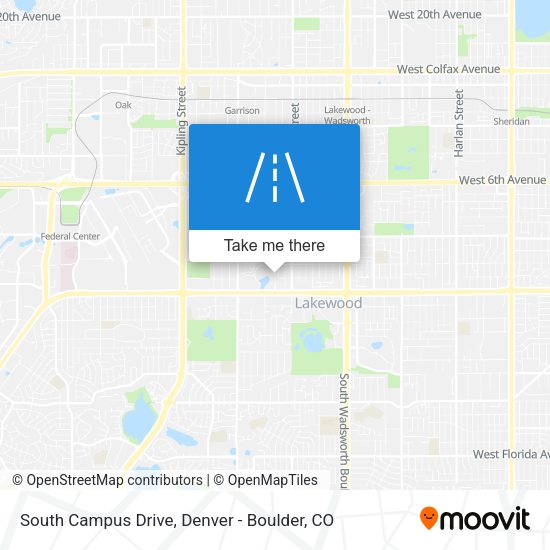 South Campus Drive map