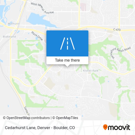 Cedarhurst Lane map