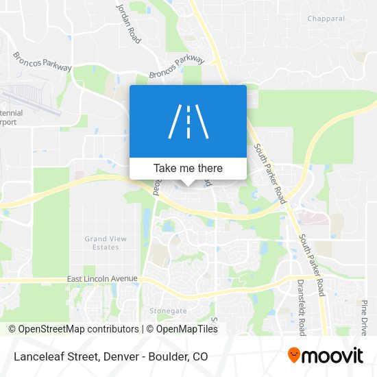 Lanceleaf Street map