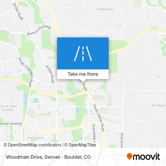 Mapa de Woodman Drive