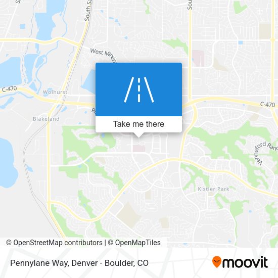 Mapa de Pennylane Way