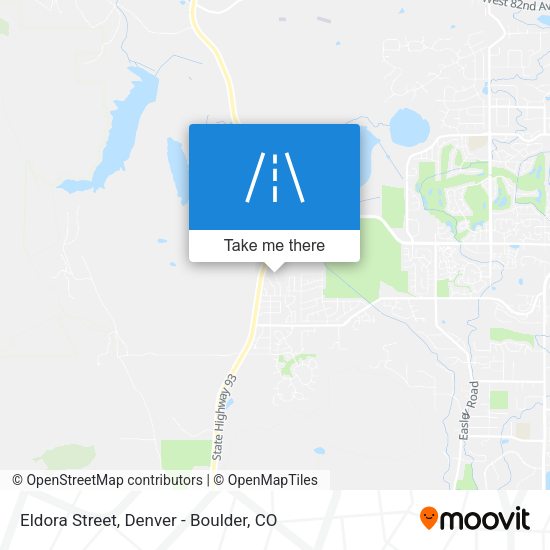 Eldora Street map