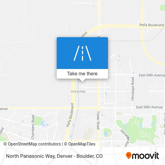 North Panasonic Way map