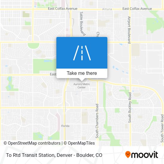 To Rtd Transit Station map