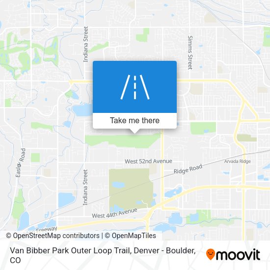 Mapa de Van Bibber Park Outer Loop Trail