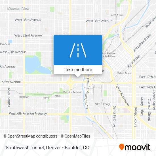 Mapa de Southwest Tunnel