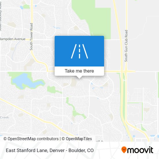 East Stanford Lane map