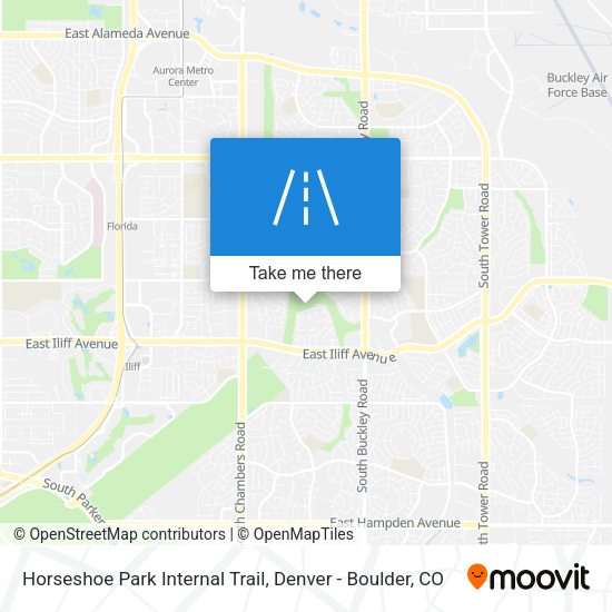 Mapa de Horseshoe Park Internal Trail