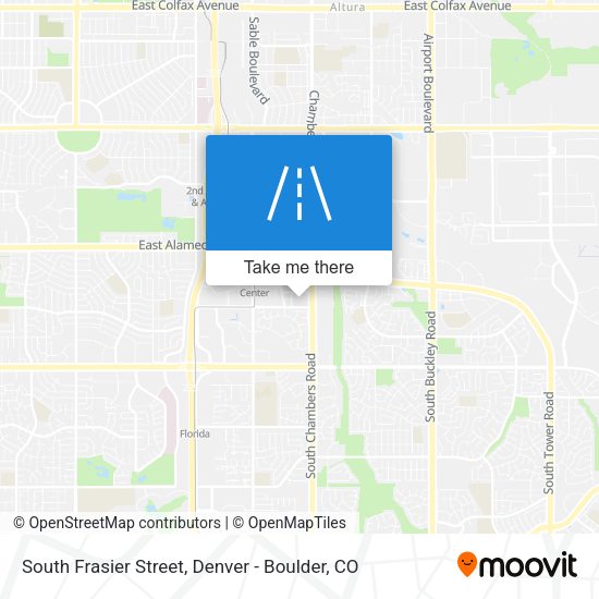 South Frasier Street map