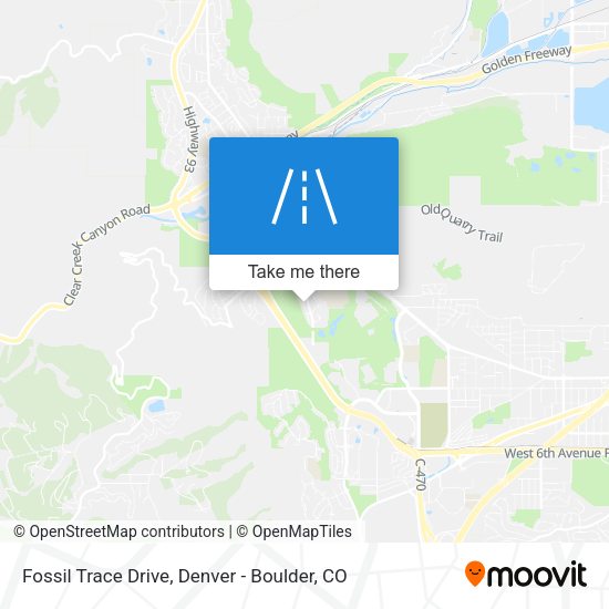 Fossil Trace Drive map