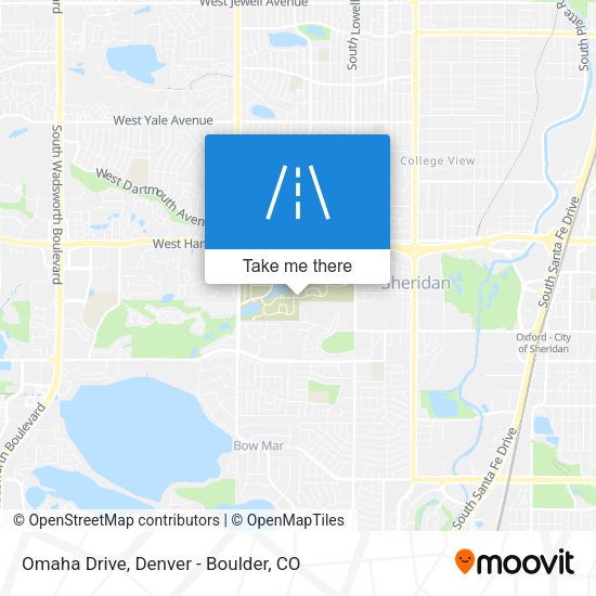 Mapa de Omaha Drive