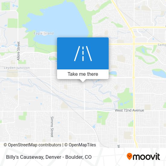 Billy's Causeway map