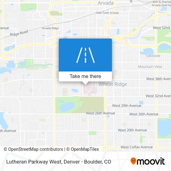 Lutheran Parkway West map