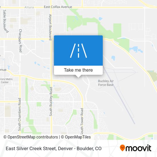 Mapa de East Silver Creek Street