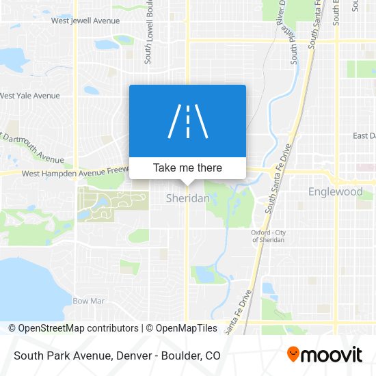 South Park Avenue map