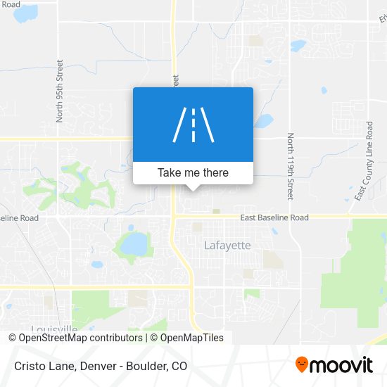 Mapa de Cristo Lane