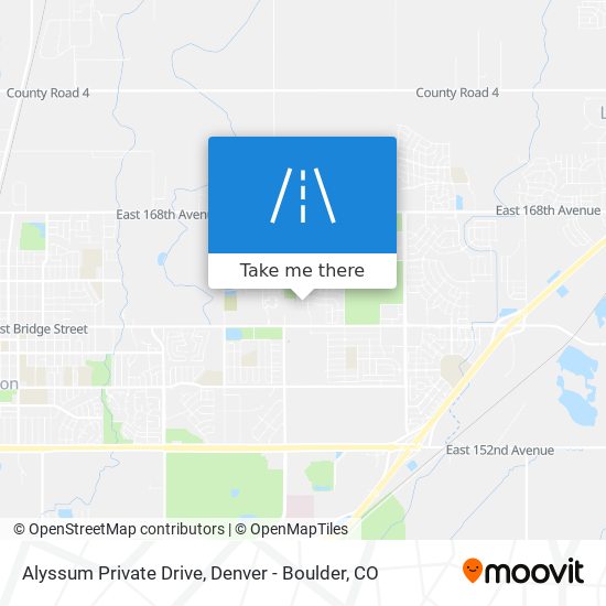 Alyssum Private Drive map